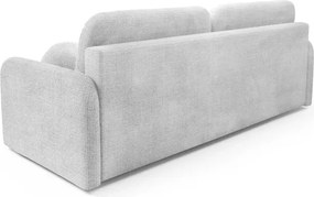 Sofa ZEN Rozkładana Dwuosobowa Szara Szenil Japandi