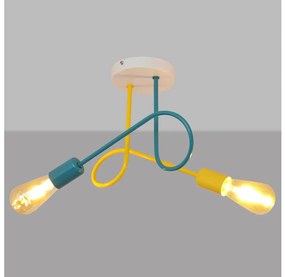 Dziecięcy żyrandol natynkowy OXFORD 2xE27/15W/230V