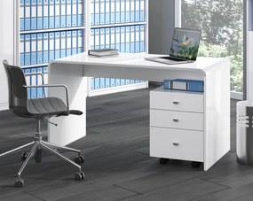 Biurko w wysokim połysku Milano Hubertus HGW