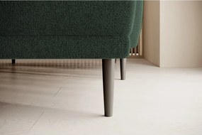 Narożnik BONO z funkcją spania Drewniane nóżki Eleganckie podłokietniki Głębokie siedzisko Lewa strona Barrel 37