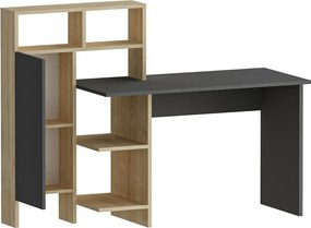 Biurko Bugra Anthracite and Oak