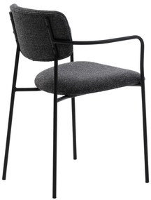 Ciemnoszare krzesło Zama – Unique Furniture