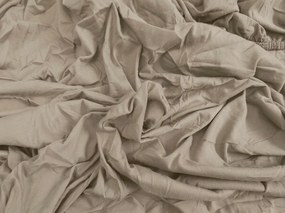 PrzytulneMieszkanie.pl Prześcieradło jersey jasnobrązowe 90 x 200 cm