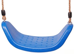 Siedzisko plastikowe niebieskie GIOIA huśtawka na sznurku dla dzieci