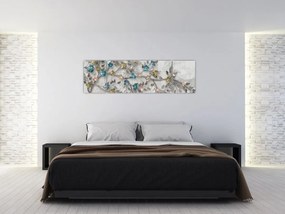 Obraz - Na gałęzi - abstrakcja (170x50 cm)