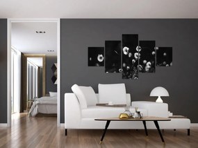 Obraz - Łąka z trawą bawełnianą N⁰1 (125x70 cm)