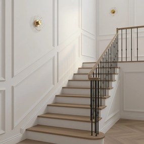 Kinkiet LED APP1794-W Złoty Szczotkowany