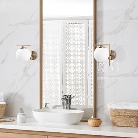 Kinkiet w biało-złotym kolorze ø 15 cm Antique – Opviq lights