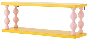 Żółta wielopoziomowa półka dziecięca 60 cm Bibiola – Bloomingville Mini