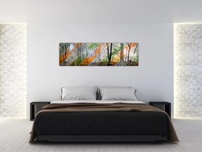 Obraz - Zmieniające się pory roku (170x50 cm)