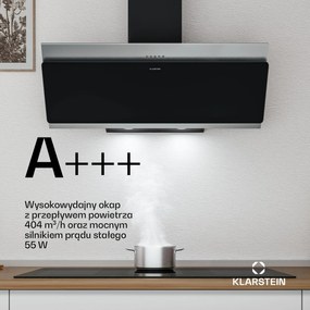 Klarstein Alessia okap przyścienny | 90 cm