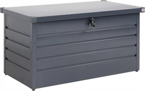 Metalowa skrzynia ogrodowa METALBOX, 385L, 120×62×63cm, antracytowa Gardebruk