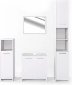 Zestaw mebli łazienkowych biały 58x33x60 kiko