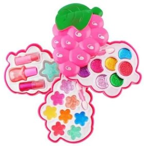 Zestaw do makijażu zabawkowy dla dzieci - Rozsuwane pudełko w kształcie owocu