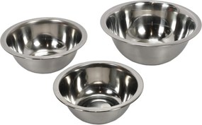 Miska ze stali nierdzewnej, zestaw 3 mis kuchennych 700 ml, 950 ml, 1900 ml