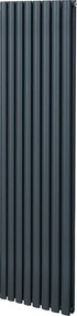 Grzejnik kolumnowy owalny – 1800 mm x 480 mm – antracytowo-szary