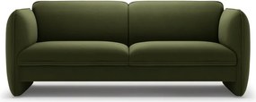Zielona aksamitna sofa 204 cm Georgia – Micadoni
