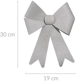 Brokatowa kokarda ozdobna, 30 x 19cm