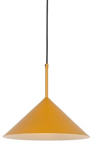 Designerska lampa wisząca żółta - TriangoloDesignerski Oswietlenie wewnetrzne