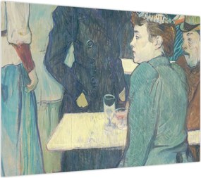 Obraz na szkle - Henri de Toulouse-Lautrec, A Corner of the Moulin de la Galette, reprodukcje (70x50 cm)