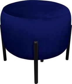 Pufa OLA loft ławka podnóżek metal : Kolor Stelaża - Czarny , Kolor tkaniny - VELVET - MG16, Typ tkaniny - Velvet