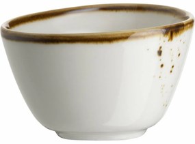 Mäser Owalna miska Pintar Białe brązowe kropki 7 x6 cm, S