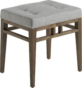 Taboret z szarej tkaniny 5027 ANGEL CERDA