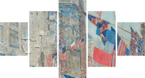 Obraz - Childe Hassam, Allies day, reprodukcje (125x70 cm)