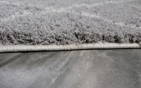 Dywan shaggy Nano Light Mikrofibra Romby szary 120 cm x 160 cm