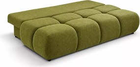 Sanvi – nowoczesna kanapa z funkcją spania, pojemnikiem na pościel i zaokrągloną, elegancką linią designu