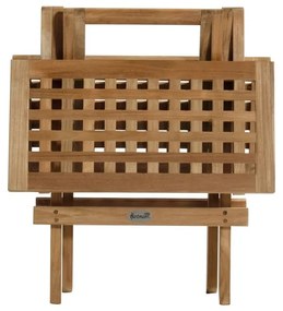 Stolik ogrodowy z litego drewna tekowego 50x50 cm Skagen – Hartman