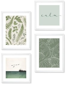 Obrazy zestaw 4 szt. 30x40 cm Calm – knor