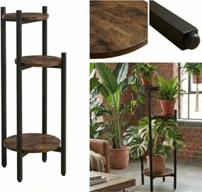 Wąski kwietnik stojący STEM na 3 kwiaty, Ø 33 x 80,5 cm