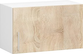 Szafka kuchenna AKORD W60 pod okap system LIMA Biała 60 cm 1 drzwi kolor Dąb Sonoma mat 1 półka 60x30,5x29 cm