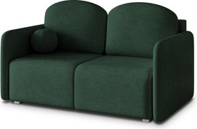 Masseno Sofa SUVI II z funkcją spania i pojemnikiem na pościel, Rozkładana sofa - Zielony, NEVE 37