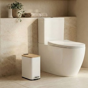 Wąski kosz łazienkowy VEDA, 5 l