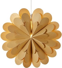 Wisząca dekoracja świetlna w kolorze złota ze świątecznym motywem ø 45 cm Maravilla – Markslöjd