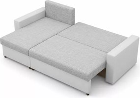 Narożnik Landi z funkcją spania i pojemnikami na pościel – nowoczesny design