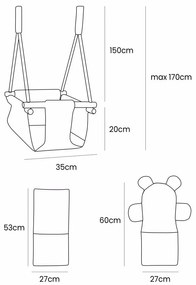 Huśtawka dziecięca – Meowbaby