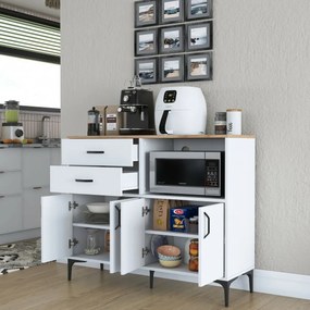 Szafa Jeby Walnut and White