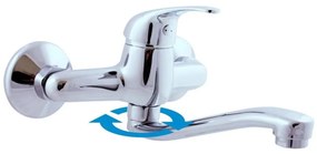 RAV Slezák SA001.5/26 - Bateria zlewozmywakowa/umywalkowa SAZAVA chrom błyszczący