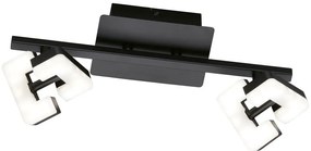 Czarno-biała lampa sufitowa LED 9,5x34 cm Ray – Fischer &amp; Honsel