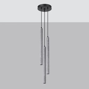 Lampa wisząca PASTELO 3P beton