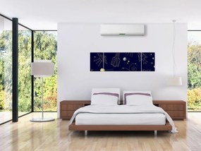 Obraz - Wszechświat (170x50 cm)