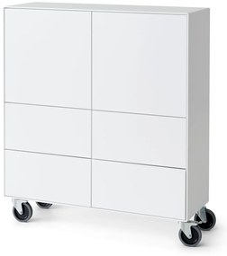 Biała wysoka komoda 91x103 cm Edge by Hammel – Hammel Furniture