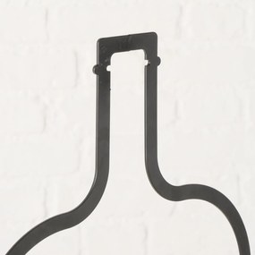 Stojak na wino metalowy w kształcie butelki BOTELLA, wys. 54,5 cm