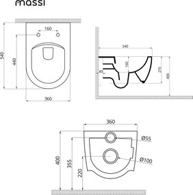 Zestaw łazienkowy z umywalką RONA z półką, miską wc, stelażem i przyciskiem | Różne kolory : Kolor zestawu - Biały połysk, Podłączenie syfonu - Do podłogi