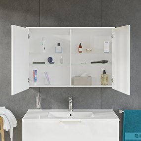 Szafka łazienkowa SOLO z oświetleniem LED i lustrem 100 cm