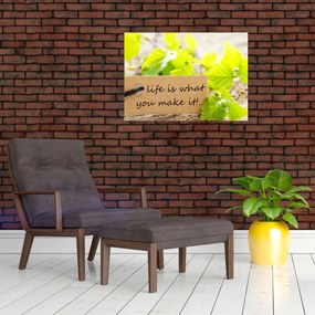 Obraz - Cytat (70x50 cm)