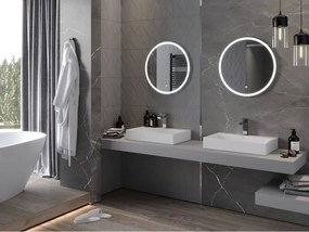 Mexen Gobi lustro łazienkowe podświetlane, okragłe 60 cm, LED 6000K, antypara - 9801-060-060-611-00